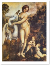 Leda, Leonardo da Vinci, Canvas, c. 1515-16.